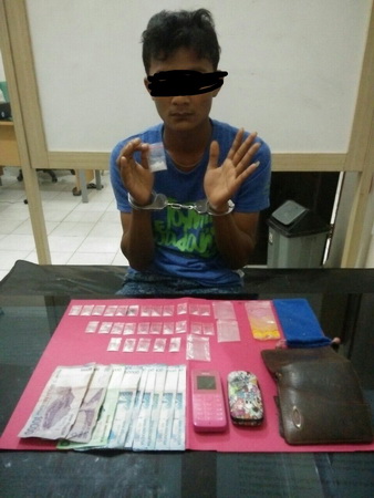 Bandar Shabu Dicokok Polres Kampar di Pulau Rambai